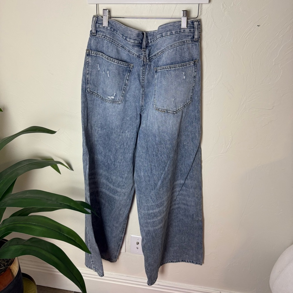 Rewash High Rise Distressed Straight Leg Jeans | Size 29 - Picture 7 of 7